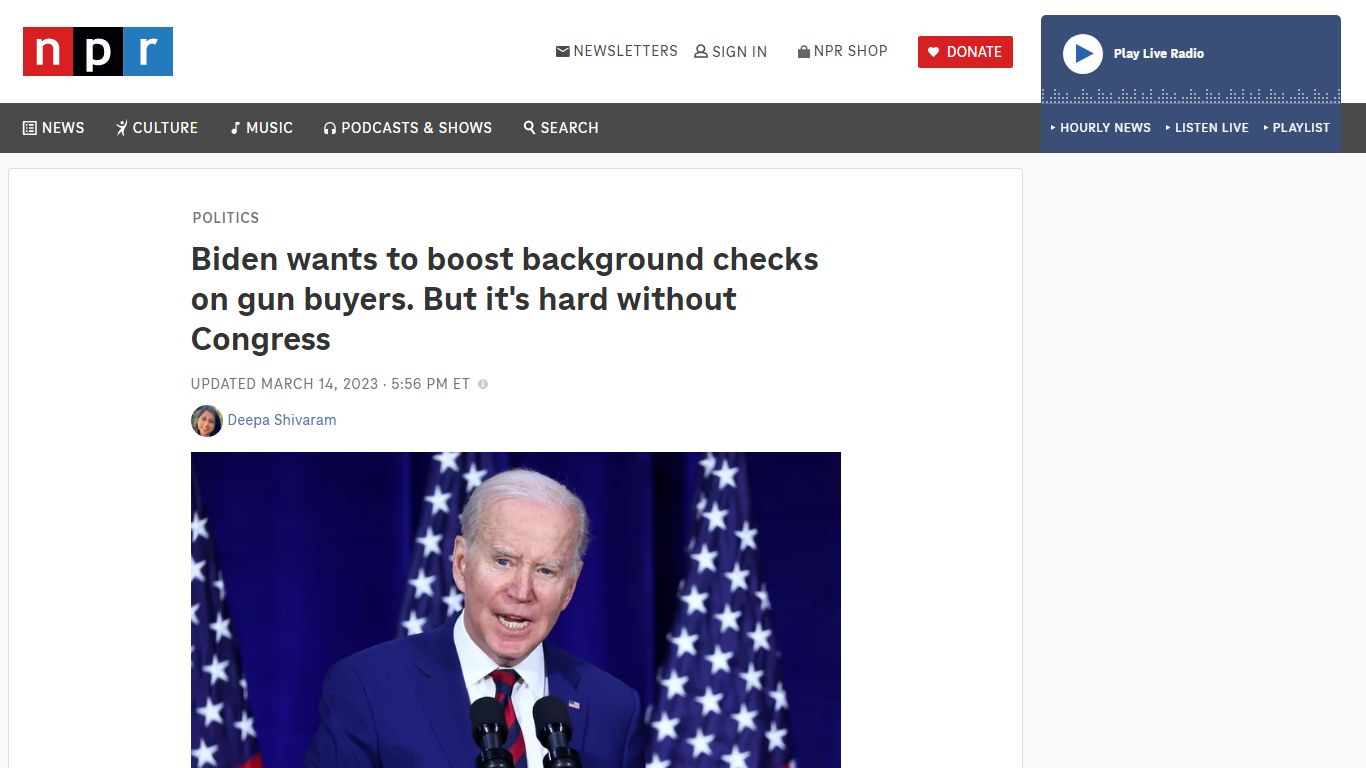 Biden has a new executive order to try to boost background checks on ...