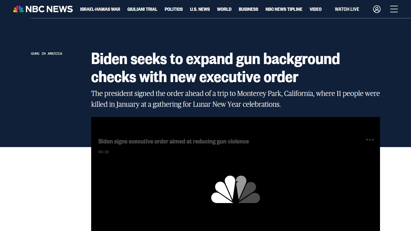 Biden seeks to expand gun background checks with new executive order